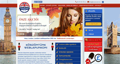 Desktop Screenshot of iranylondon.hu